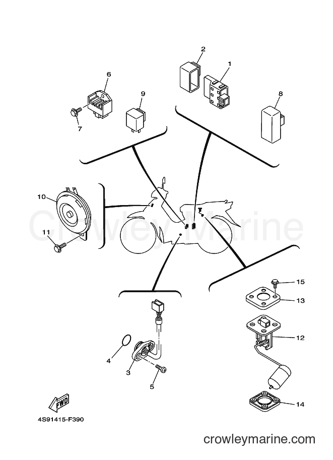 Yamaha Motors T110C (40B6) [010] - ELECTRICAL 2