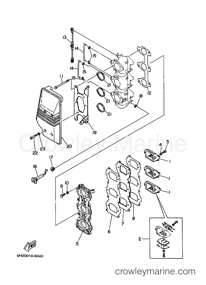 Yamaha Motors 60TLR (6H2) [100] - INTAKE
