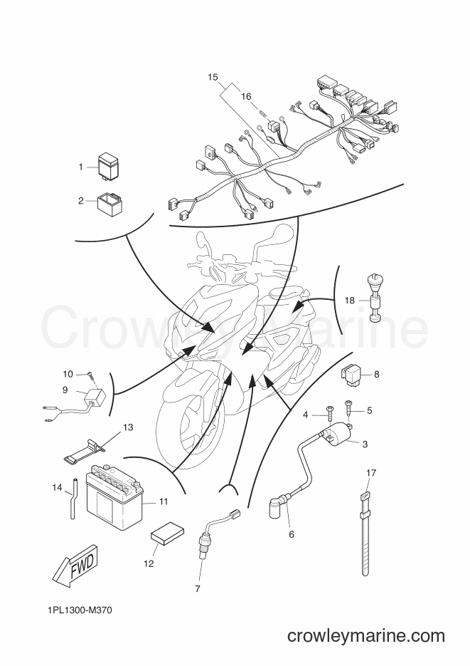 Yamaha Motors NS50N (1PL3) [030] - ELECTRICAL 2