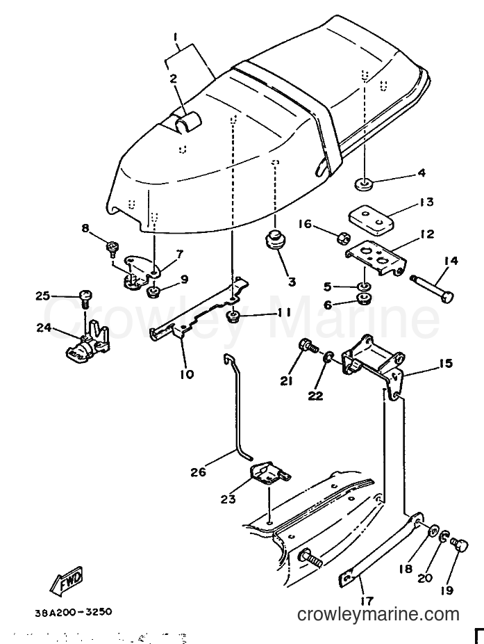 1986 Scooter T80 - T80 (2FL) [999] - SEAT & CARRIER
