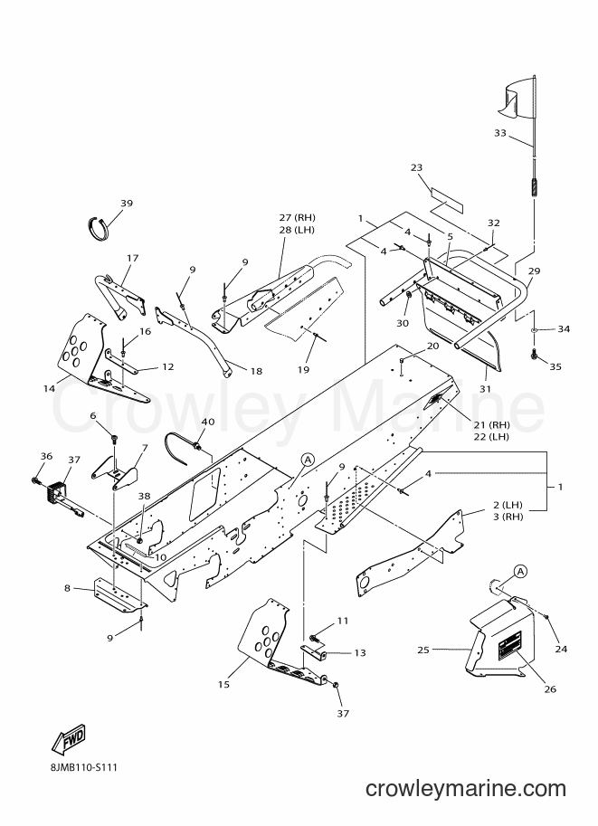 Yamaha Motors SRX120 (8JMB) [010] - FRAME 2