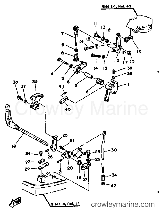 Yamaha Motors 40SK - CONTROL ENGINE