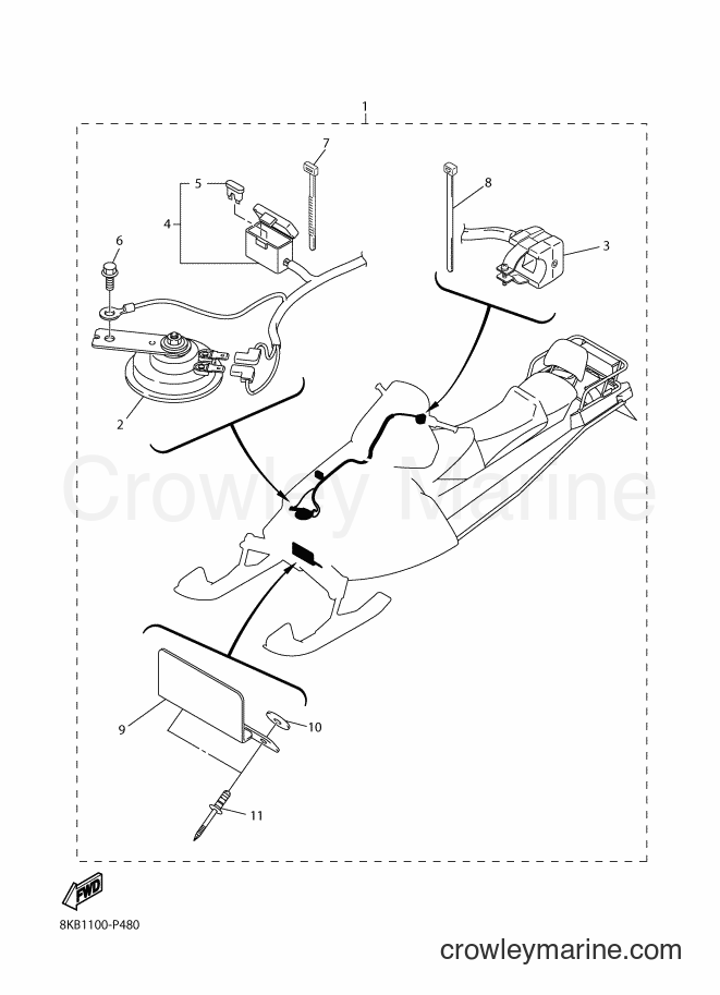 Yamaha Motors VK10F (8KW1) [020] - ELECTRICAL 4