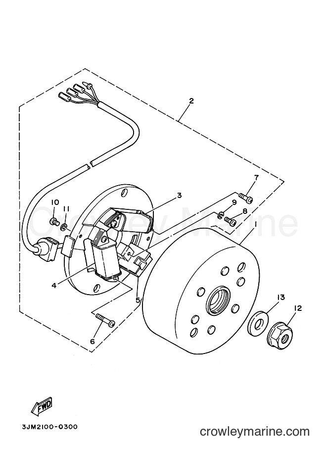 Yamaha Motors YFS200 (3JMH) [010] - GENERATOR
