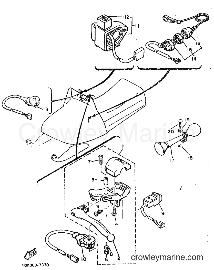 Yamaha Motors PZ480 (86J2) [010] - ELECTRICAL 2