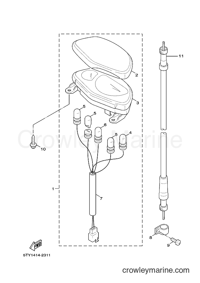 Yamaha Motors NXC125 (5ML2) [030] - METER