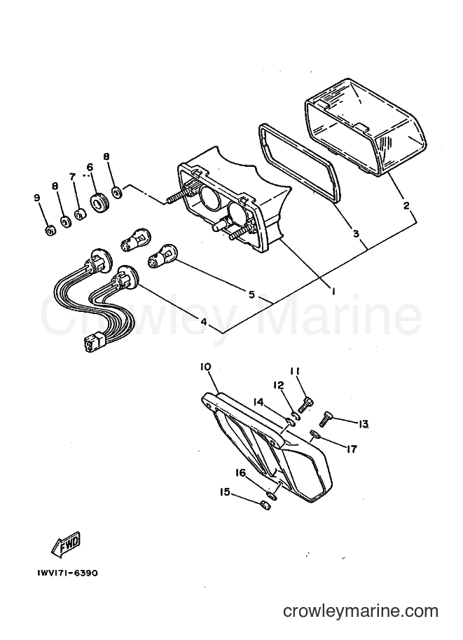Yamaha Motors RZ350 (3FB2) [010] - TAILLIGHT