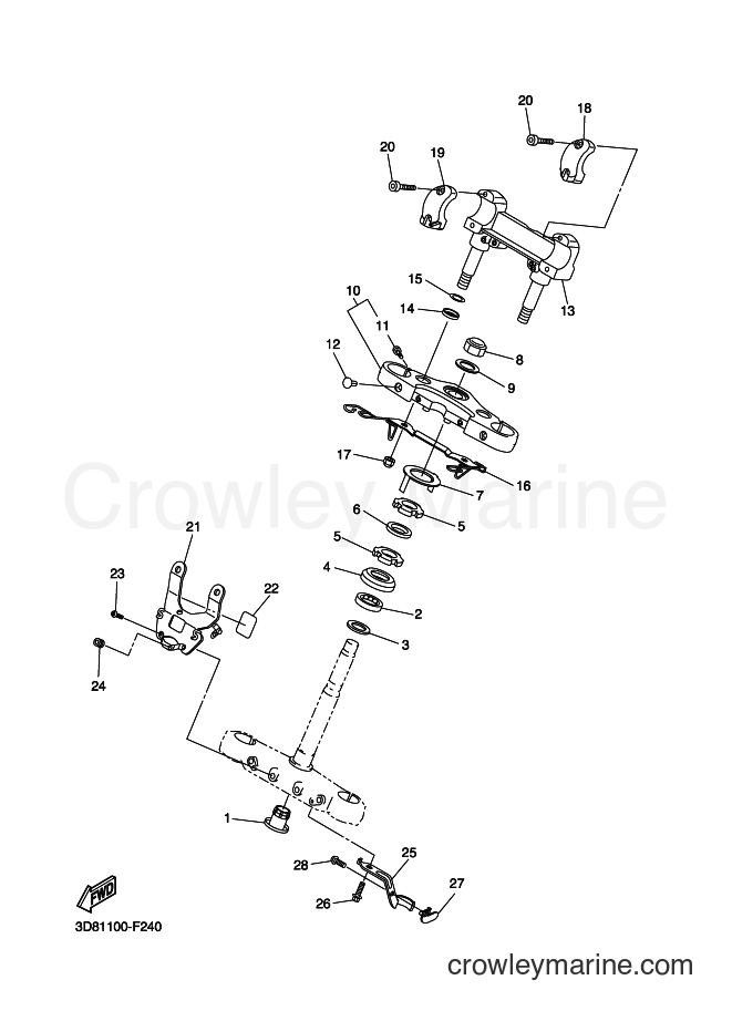 Yamaha Motors XVS1300A (11C1) [030] - STEERING
