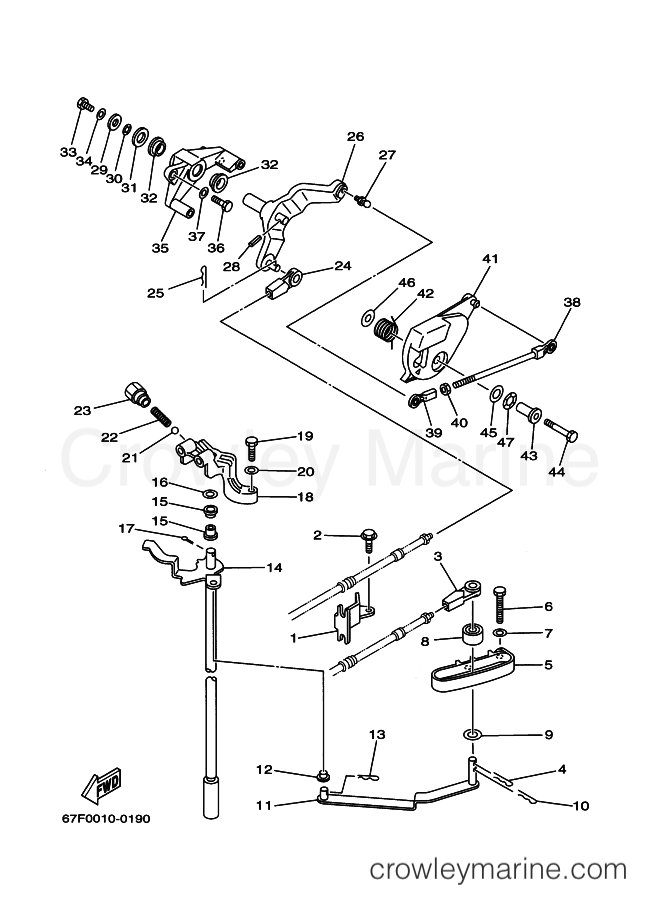Yamaha Motors F100A (67F0) [080] - CONTROL