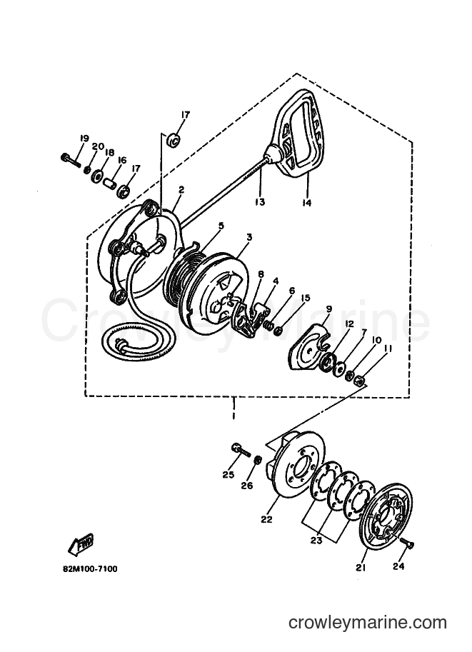 Yamaha Motors EX570BS8 (84N0) [020] - STARTER