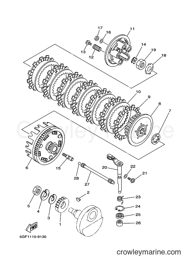 2004 Dirt Bike TT-R250 - TT-R250 (5GFJ) [010] - CLUTCH
