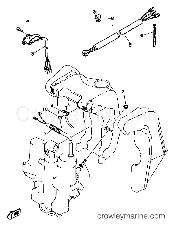Yamaha Motors 90TLRQ - BRACKET 2