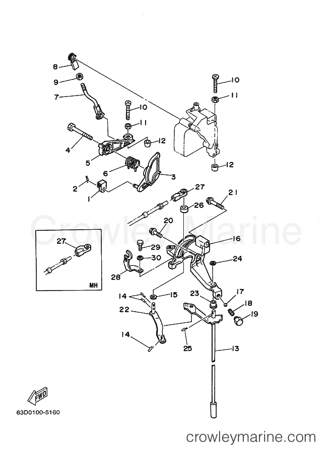 Yamaha Motors 40VETO (63B) [04F] - CONTROLLER 1