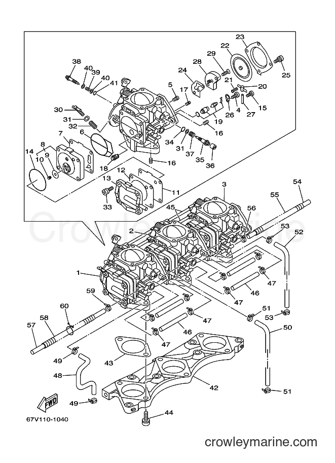 Yamaha Motors JET FOR LST1200 (67V1) [01C] - CARBURETOR