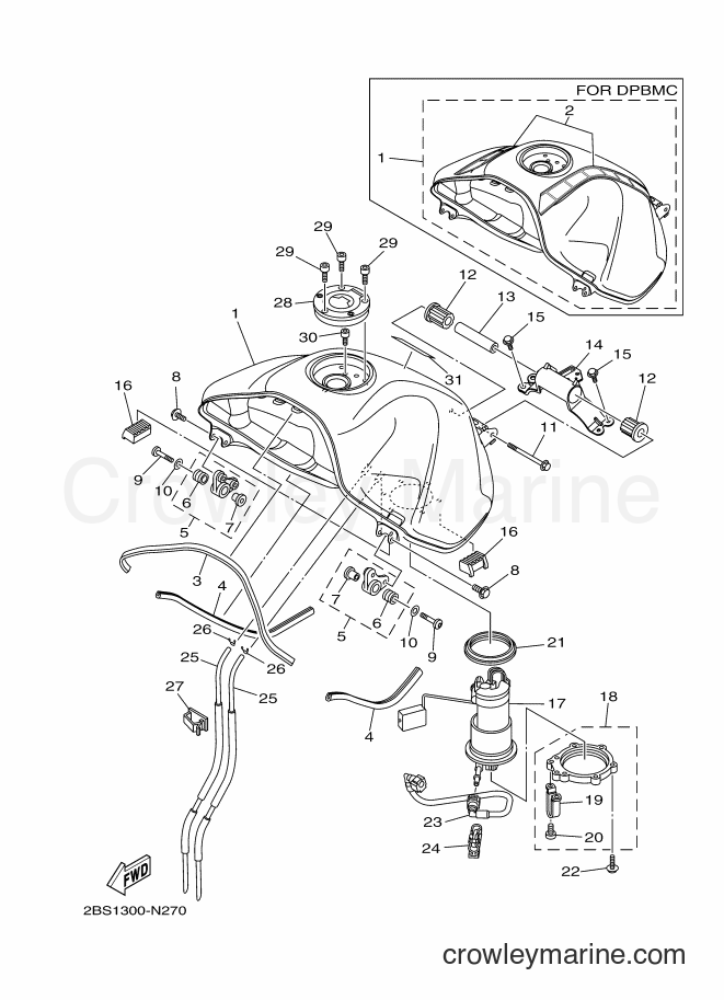 2014 Dirt Bike XT1200Z - XT1200Z (2BS2) [020] - FUEL