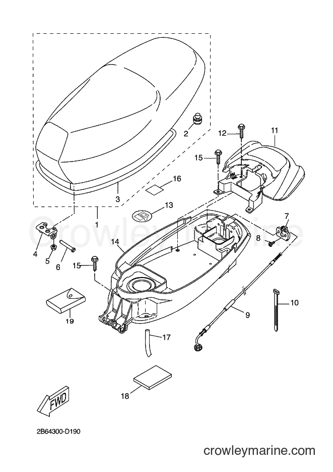 2005 Scooter CW50L - CW50L (2B64) [030] - SEAT