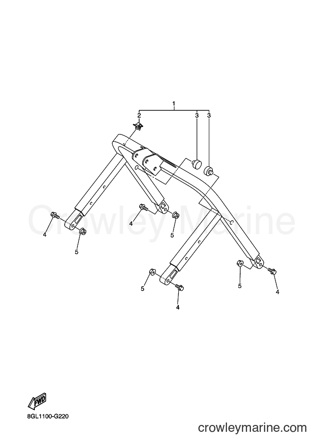 Yamaha Motors RFX10RSA (8HB3) [020] - STEERING GATE