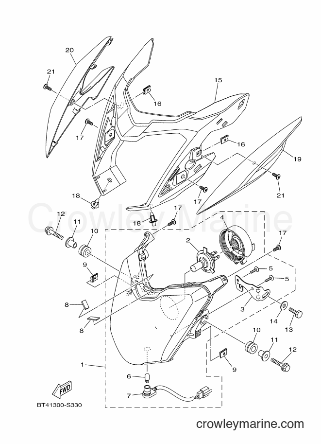 2017 Street Bike YS125-5C - YS125-5C (BT41) [050] - HEADLIGHT