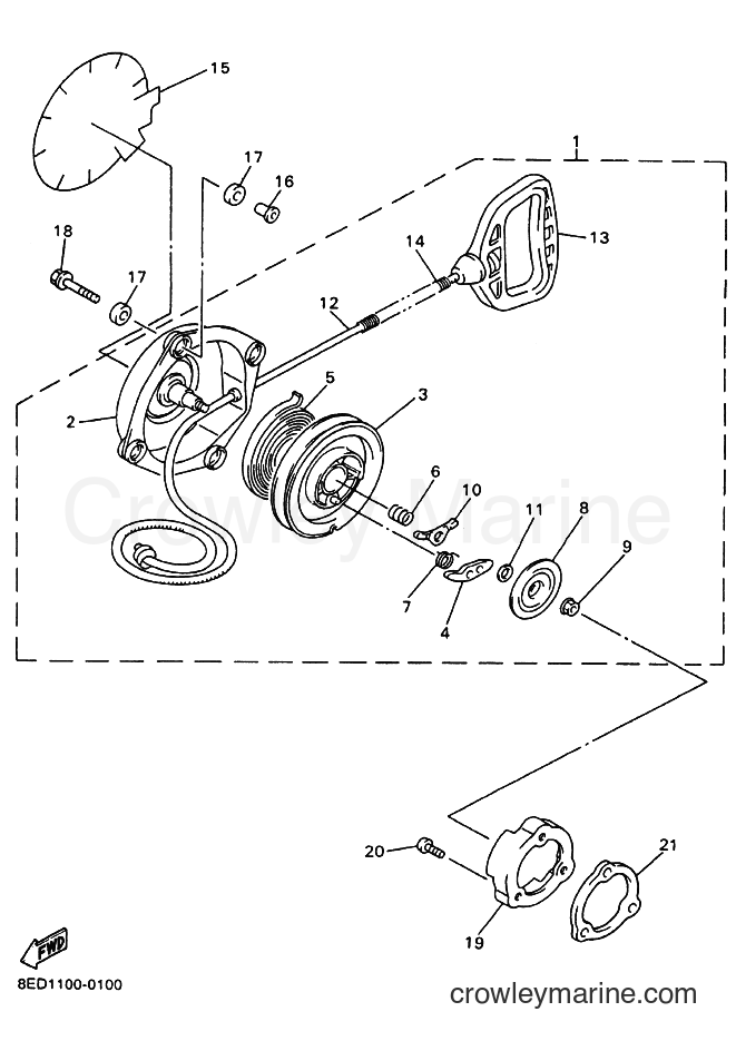 Yamaha Motors VX700LT (8ED3) [040] - STARTER
