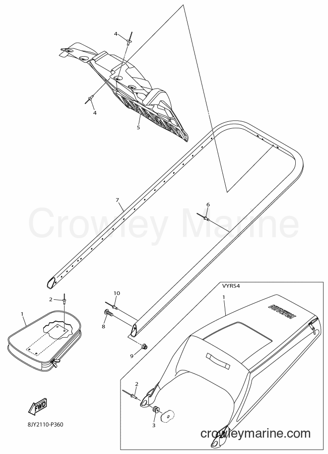 Yamaha Motors SRV10LS (8JY2) [010] - BUMPER