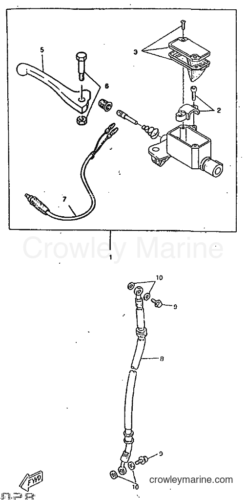 1998 Scooter CW50RS - CW50RS (4TDN) [999] - FRONT MASTER CYLINDER