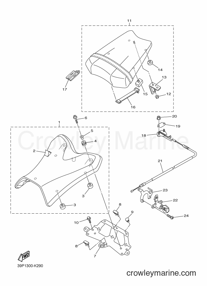 2012 Street Bike FZ8-N - FZ8-N (39PC) [010] - SEAT