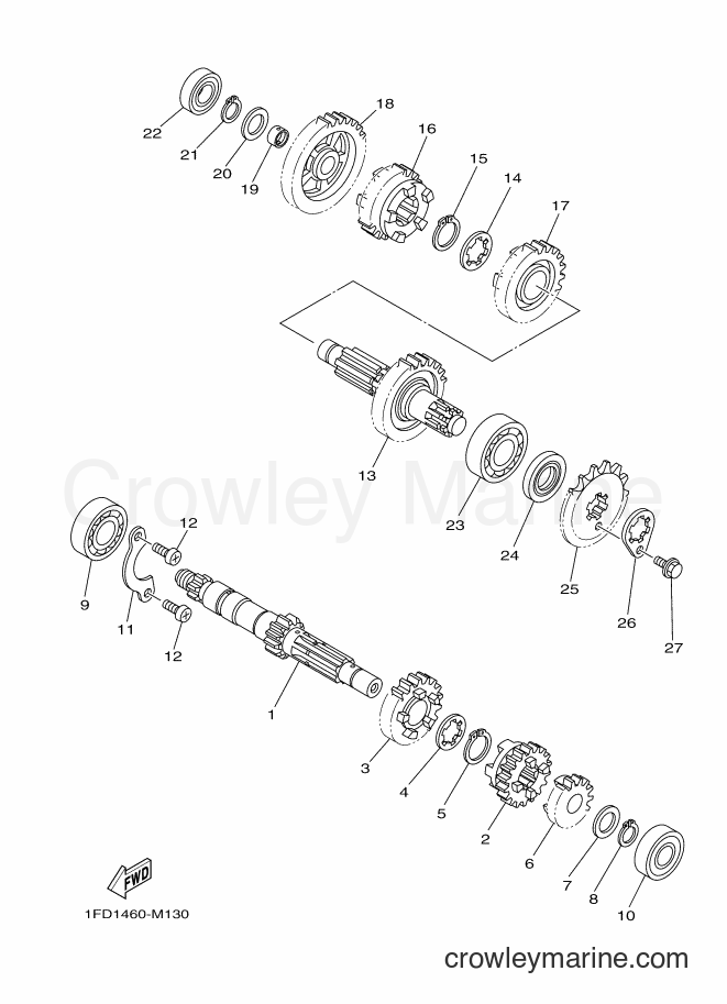 Yamaha Motors T115FLSEC (1FD1) [010] - TRANSMISSION