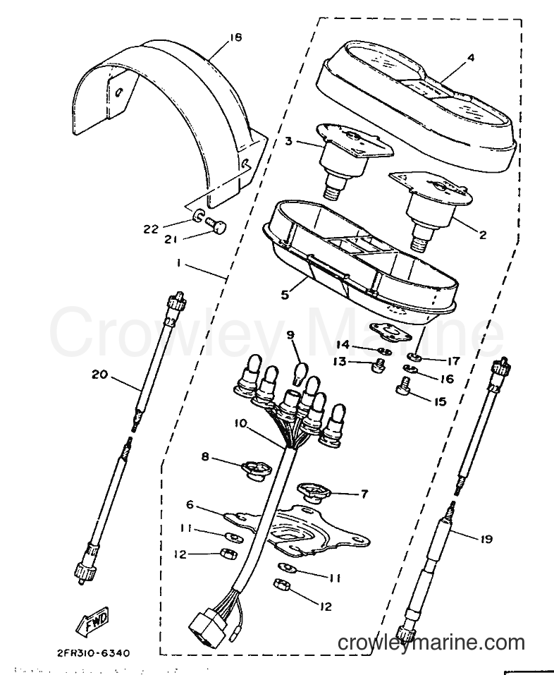 1986 Street Bike RD50M - RD50M (2FR) [999] - METER