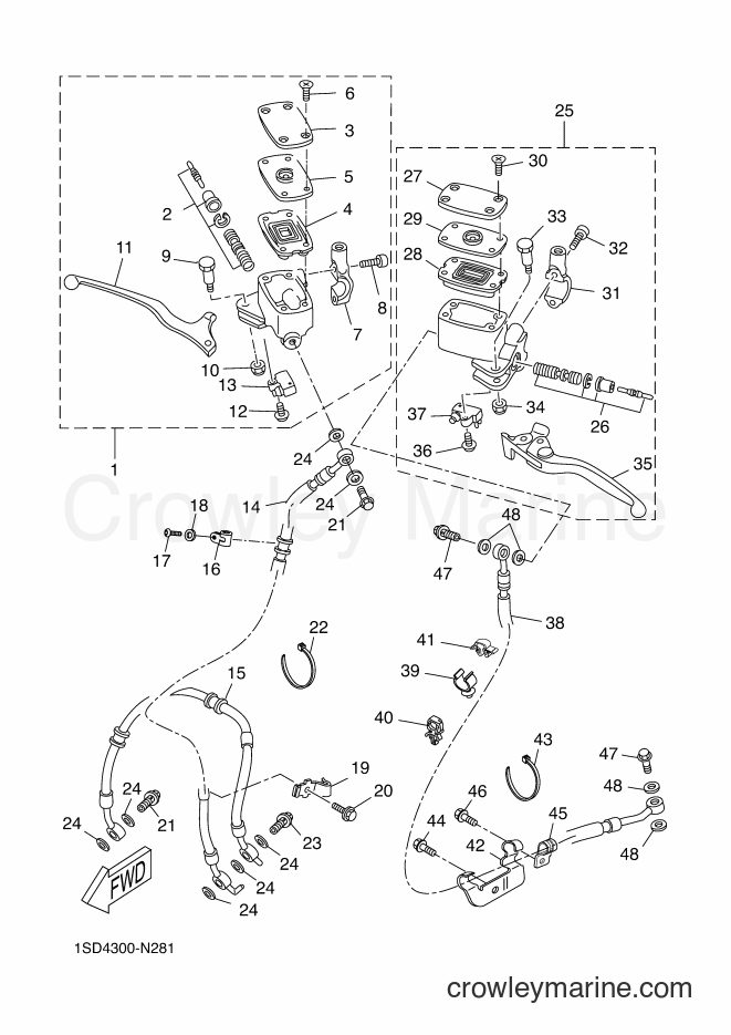 Yamaha Motors YP400R (1SDB) [060] - FRONT MASTER CYLINDER