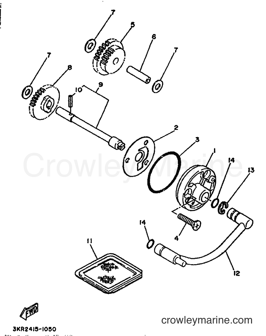 1992 Scooter XC125 - XC125 (3TE2) [999] - OIL PUMP