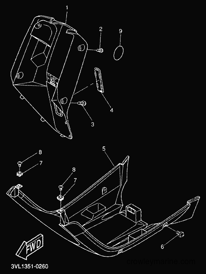 2000 Scooter CW50 - CW50 (5HG6) [010] - LEG SHIELD