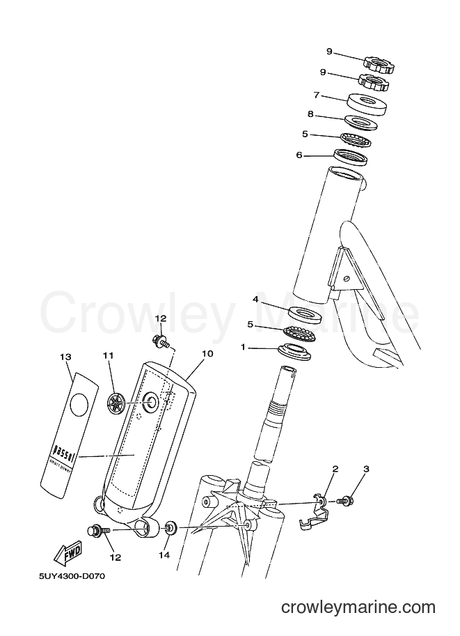 Yamaha Motors EA06 PASSOL (5UY4) [030] - STEERING