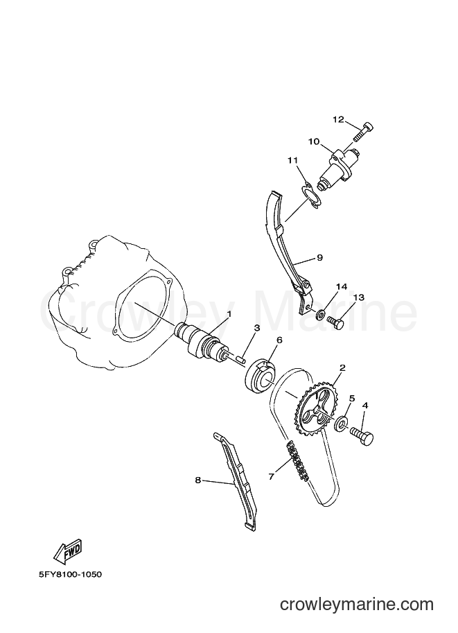 2012 Dirt Bike TW200E - TW200E (10DP) [010] - CAMSHAFT & CHAIN