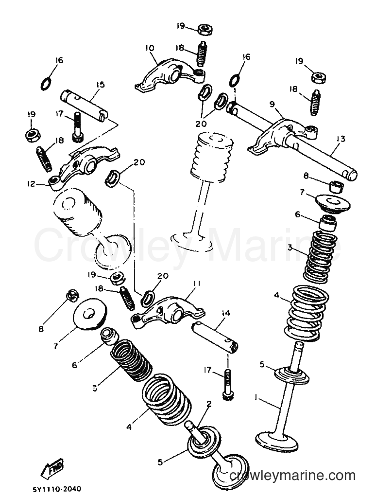 Yamaha Motors XT500T (3BJ2) [999] - VALVE