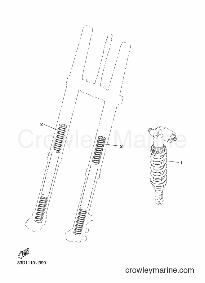 2010 Dirt Bike YZ450F - YZ450F (33D1) [010] - ALTERNATE FOR CHASSIS