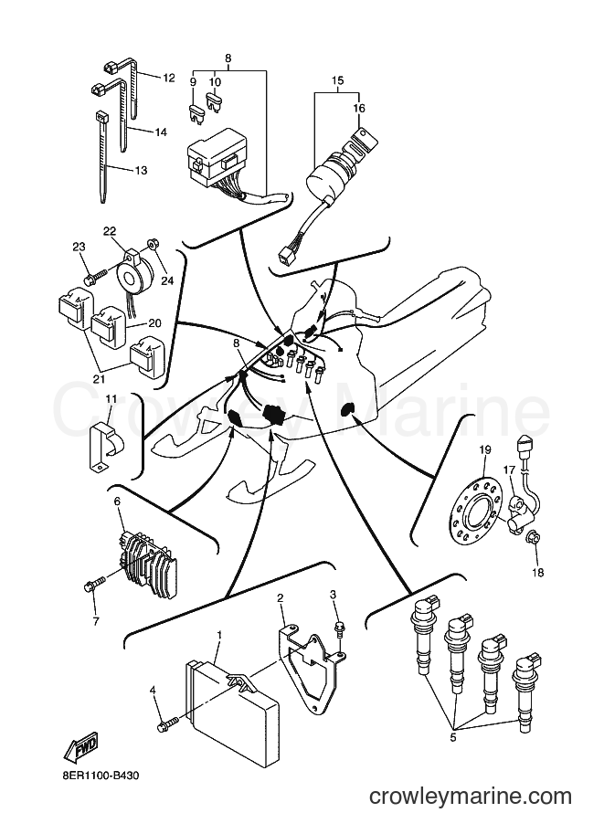 Yamaha Motors RX10ST (8FX2) [010] - ELECTRICAL 1