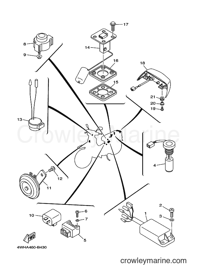 2003 Street Bike V110E - V110E (4WHA) [010] - ELECTRICAL 2