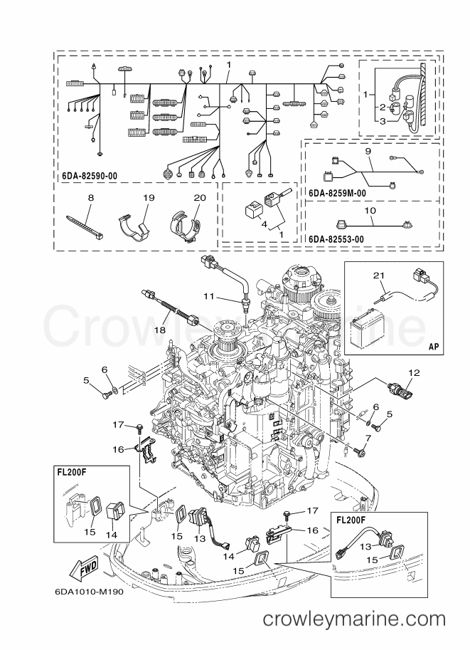 Yamaha Motors FL200FET (6DB2) [100] - ELECTRICAL 4