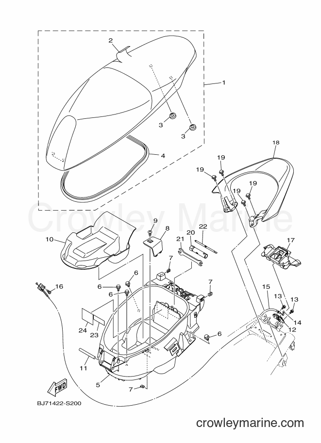Yamaha Motors LNB125 (BJ71) [010] - SEAT