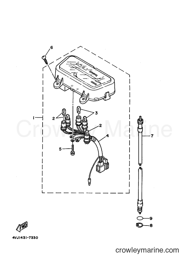 2001 Street Bike V100E - V100E (4VK3) [010] - METER