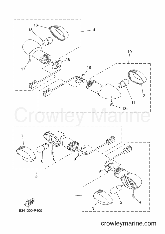 2016 Sport Bike XSR700 - XSR700 (B344) [030] - FLASHER LIGHT