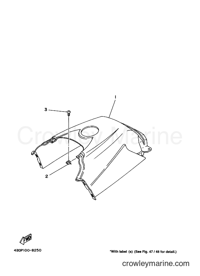 Yamaha Motors YFB250 (4BDR) [010] - SIDE COVER
