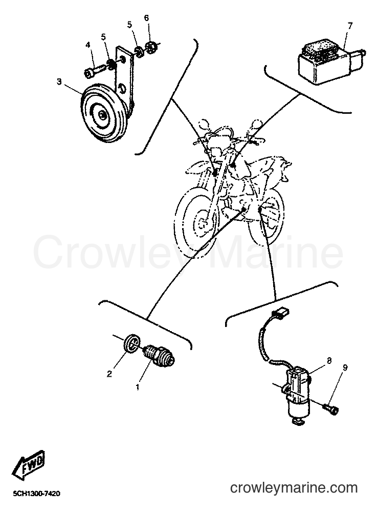 2001 Dirt Bike TT600R - TT600R (5CH4) [010] - ELECTRICAL 2