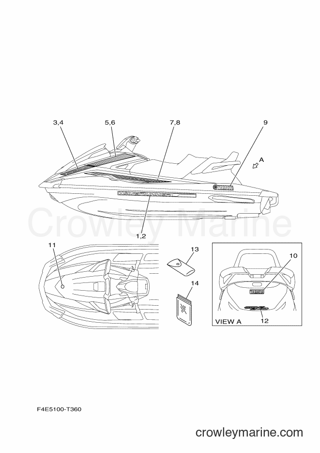 Yamaha Motors VC1800-T (F4E5) [030] - GRAPHICS