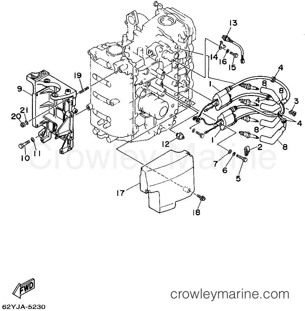 Yamaha Motors F50TLHT - ELECTRICAL 1
