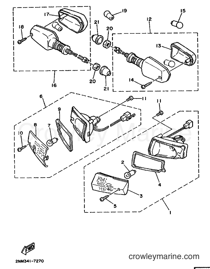 1990 Scooter SH50 - SH50 (3UV3) [999] - FLASHER LIGHT