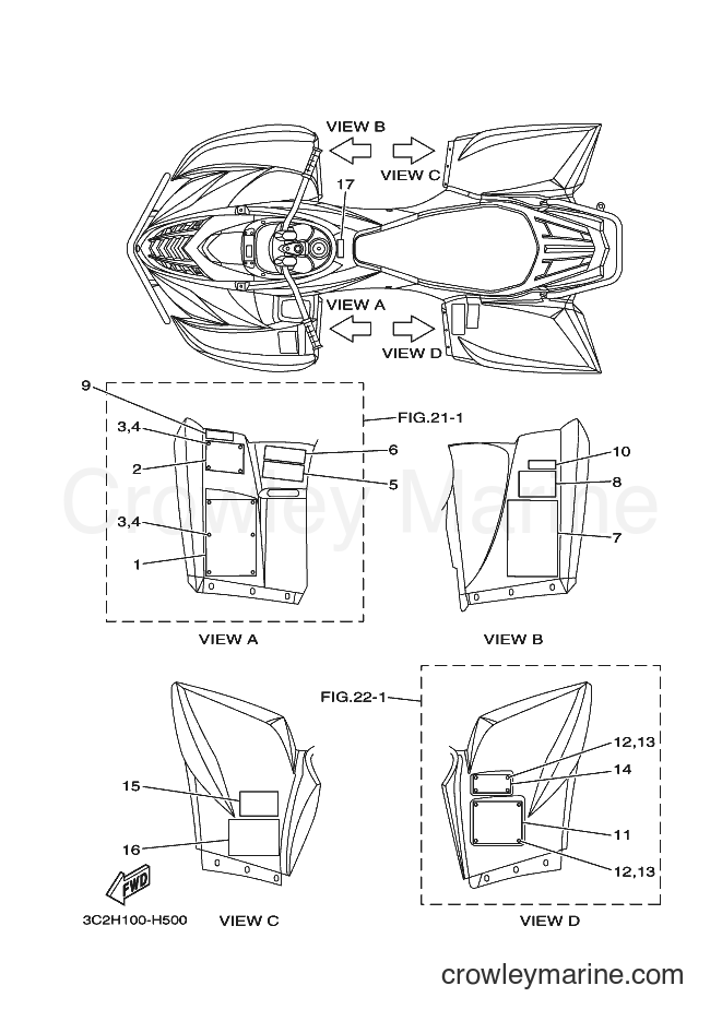 2009 ATV YFM450FAS - YFM450FAS (3C2H) [010] - EMBLEM & LABEL 1