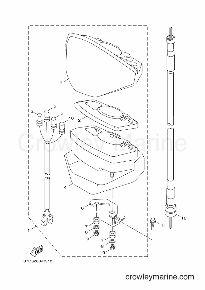 Yamaha Motors YW125 (37D3) [010] - METER