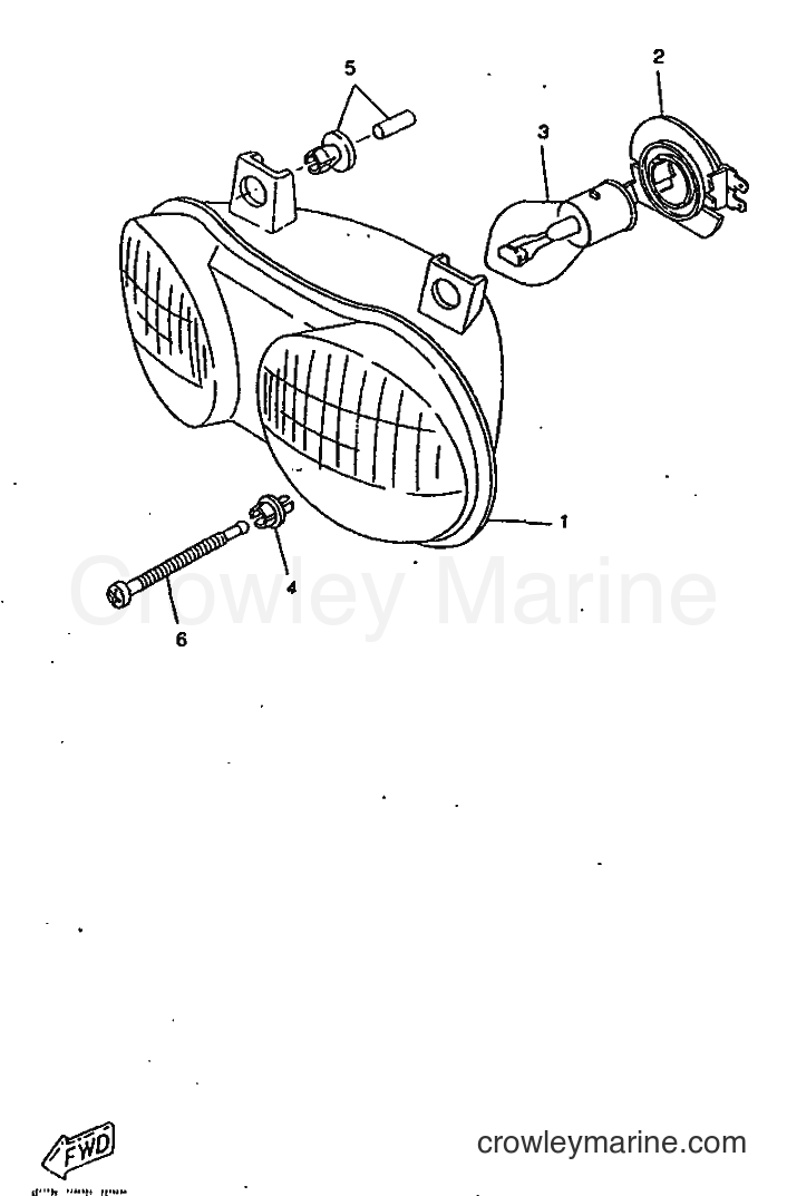 1998 Scooter CW50RSP - CW50RSP (4URD) [999] - HEADLIGHT