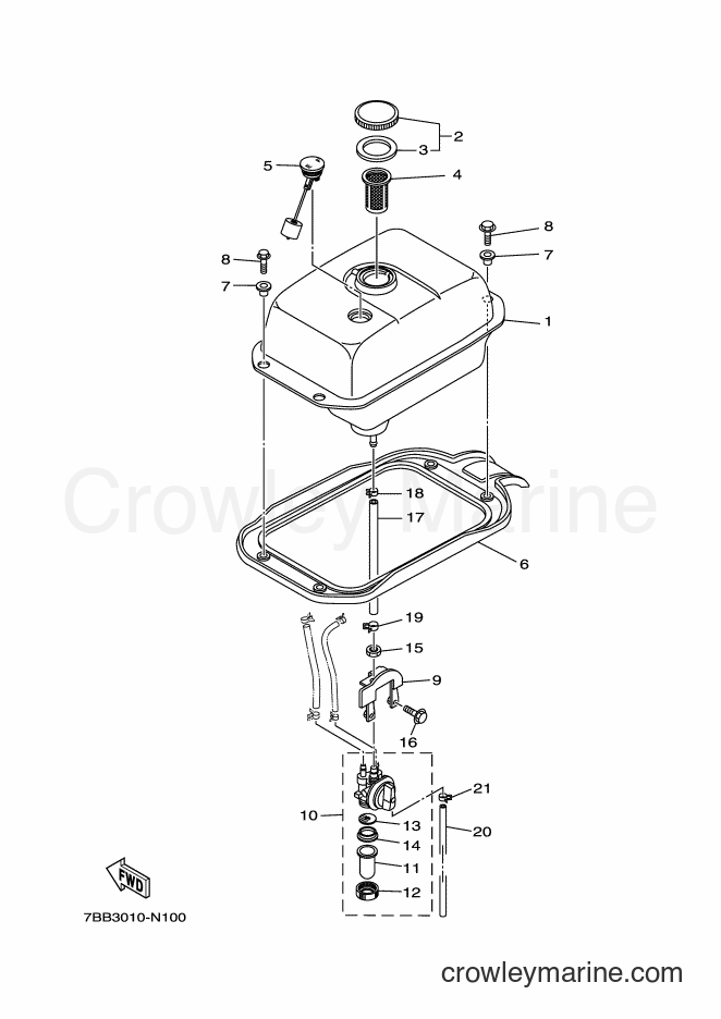 2017 Snowblower YS1390A - YS1390A (7BB3) [010] - FUEL TANK